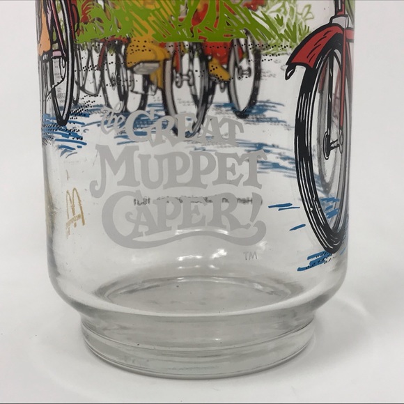 1981 The Great Muppet Caper McDonald's Glass - Kermit the Frog - Fonzie- Animal - Picture 5 of 9